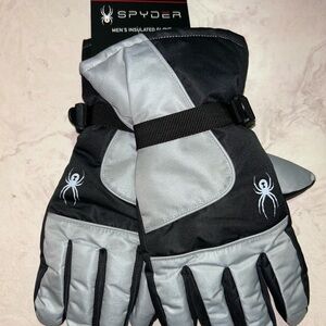 Spyder Men’s Insulated Ski Winter Gloves in “Glacier”